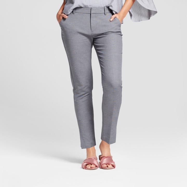 Target Women's Straight Leg Slim Ankle Pants - A New Day Gray