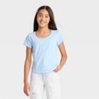 Girls' Seamed T-shirt - Art Class Blue