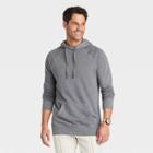 Men's Hooded Garment Dyed Sweatshirt - Goodfellow & Co Gray