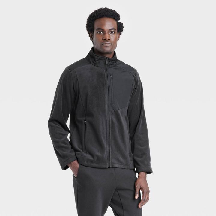 Men's Polartec Fleece Jacket - All In Motion Black