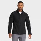 Men's Fleece Softshell Jacket - All In Motion Black