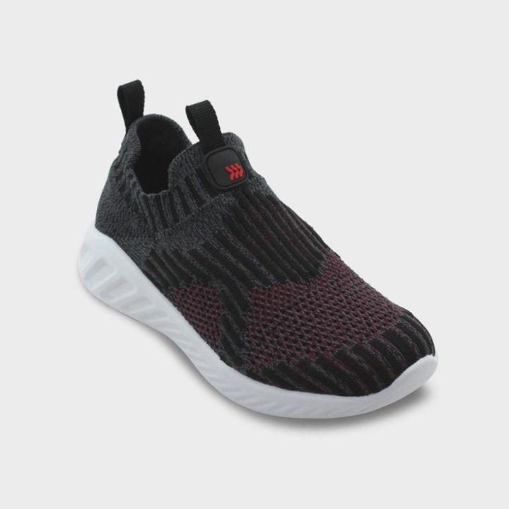 Kids' Arrow Recycled Knit Performance Apparel Sneakers - All In Motion Black
