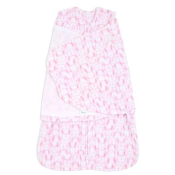Halo Innovations Sleepsack Microfleece Swaddle Wrap - Bunny Faces - Newborn, One Color