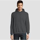 Hanes Men's Ecosmart Fleece Pullover Hooded Sweatshirt - Dark Gray L, Men's,