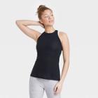 Women's Active Ribbed Tank Top - All In Motion Black
