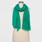 Women's Oversized Oblong Scarf - A New Day Green