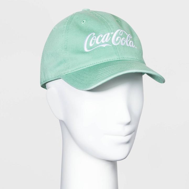 Women's Coca-cola Baseball Hat - Green