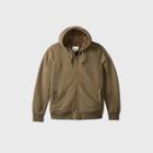 Men's Sherpa Lined Fleece Jacket - Goodfellow & Co Olive Green