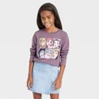 Girls' Disney Villains Long Sleeve Graphic T-shirt - Dark