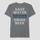 Target Well Worn Men's Short Sleeve Save Water, Drink Beer T-shirt - Soft