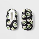 Toddler Boys' Star Wars: The Mandalorian Baby Yoda Slippers - Black