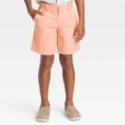 Boys' Flat Front 'at The Knee' Woven Shorts - Cat & Jack Orange