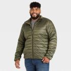 Men's Tall Lightweight Trucker Jacket - Goodfellow & Co Deep Olive