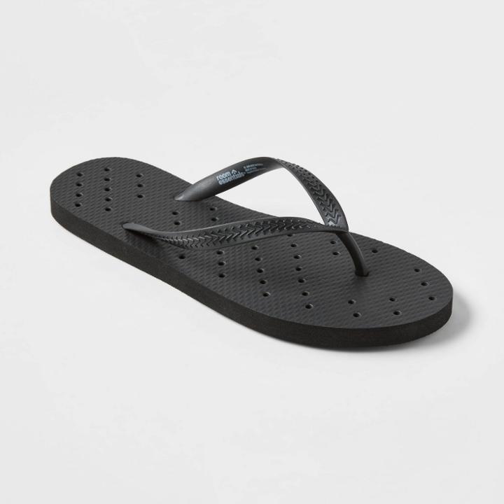 M Shower Flip Flop Black - Room Essentials