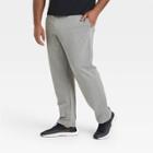Men's Big & Tall Fleece Pants - All In Motion Gray