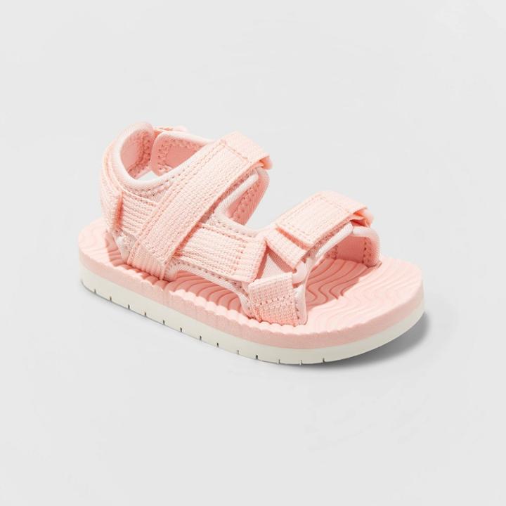 Toddler Riley Ankle Strap Sandals - Cat & Jack Blush