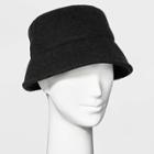Women's Felt Bucket Hat - Universal Thread Black