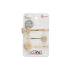 Scunci Bobby Hair Pins With Stones - Gold