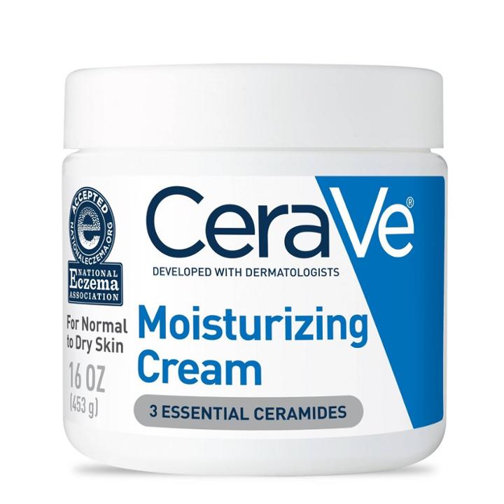 Cerave Moisturizing Cream, Face And Body Moisturizer For Dry Skin