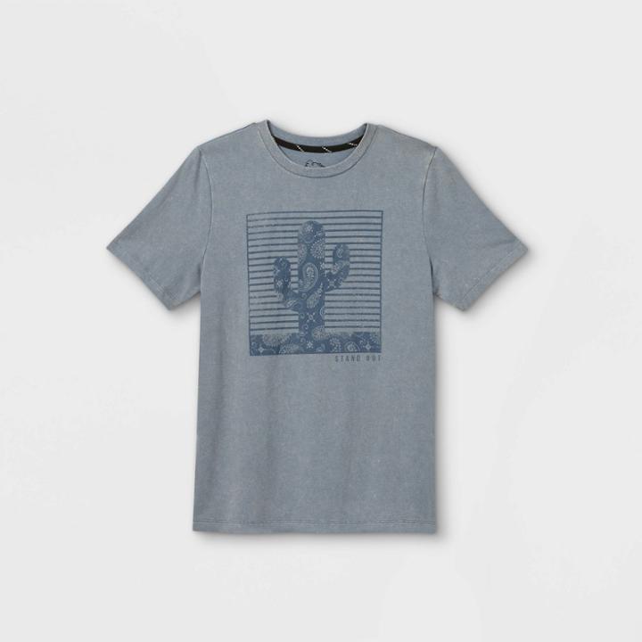 Boys' Cactus Graphic Short Sleeve T-shirt - Art Class