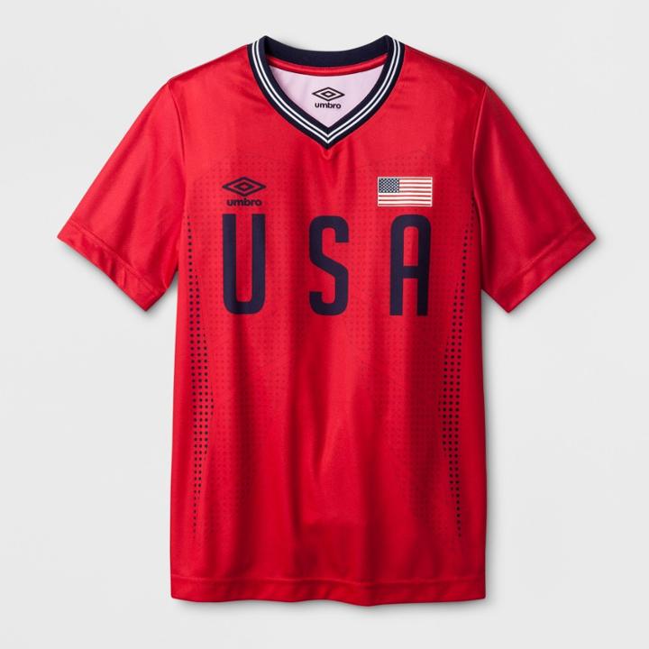 Umbro - Boys' Sublimated Country Jersey Red