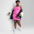 Women's Sleeveless Seamed Bodycon Dress - Wild Fable Magenta