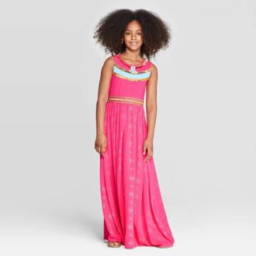 Disney Girls' Aladdin Maxi Dress - Turquoise