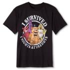 Five Nights At Freddy's Boys' Graphic Short Sleeve T-shirt - Black