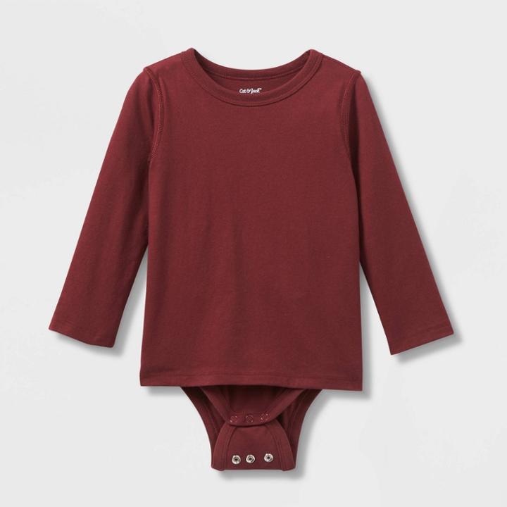 Toddler Kids' Adaptive Long Sleeve Bodysuit With Abdominal Access - Cat & Jack