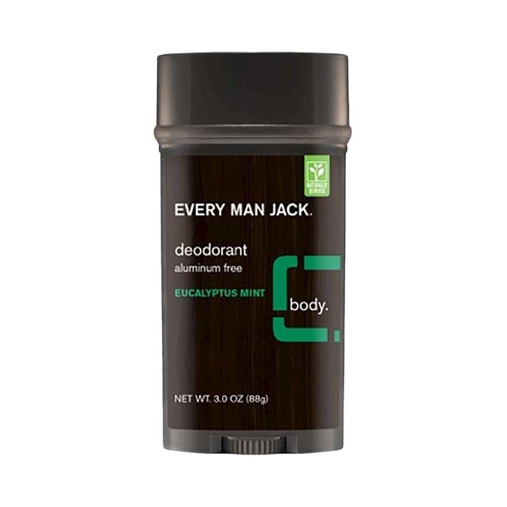 Every Man Jack Eucalyptus Mint Deodorant, Brown