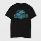 Boys' Jurassic World Logo Short Sleeve T-shirt - Black