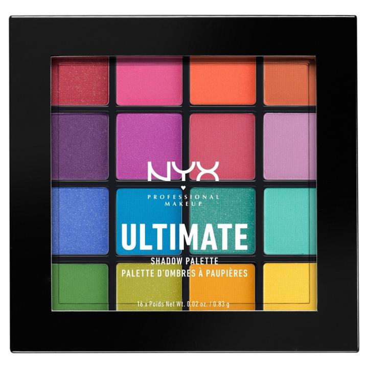Nyx Professional Makeup Ultimate Eyeshadow Palette - Brights