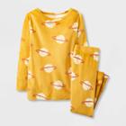 Toddler 2pc Planets Pajama Set - Cat & Jack Yellow
