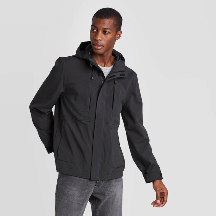 Men's Elevated Softshell Jacket - Goodfellow & Co Black S, Men's,