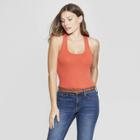 Women's Rib Racerback Tank Top - Universal Thread Orange