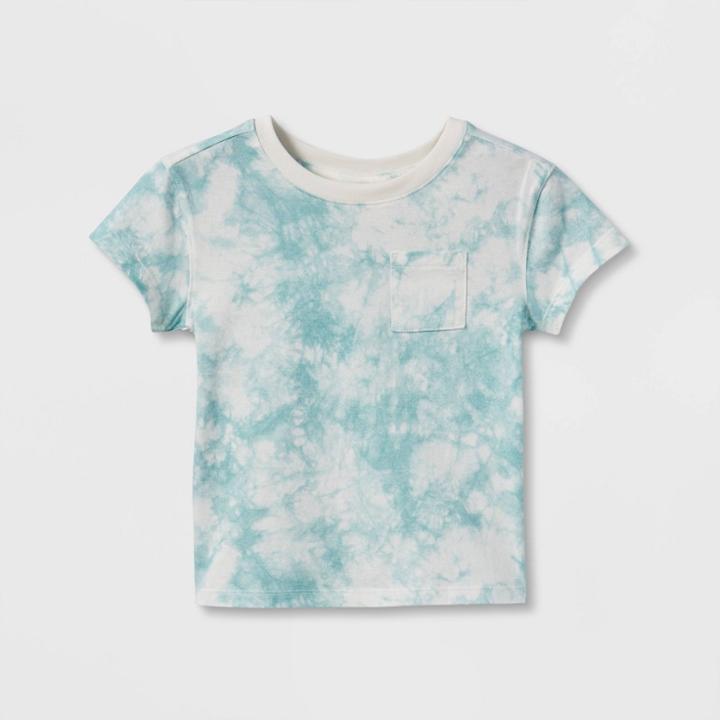 Toddler Solid Short Sleeve T-shirt - Cat & Jack Green