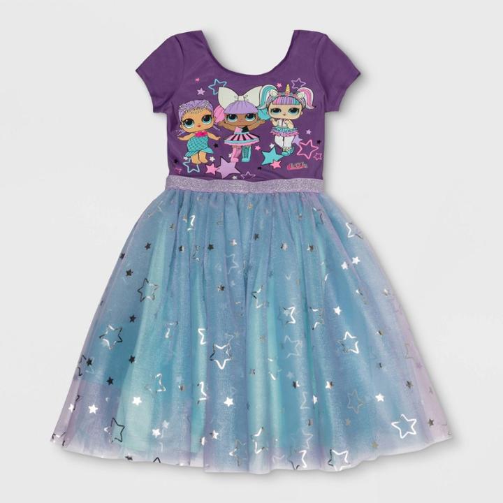 Girls' L.o.l. Surprise! Costume Dress - Purple