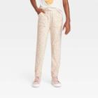 Girls' Micro Fleece Jogger Pants - Cat & Jack Beige