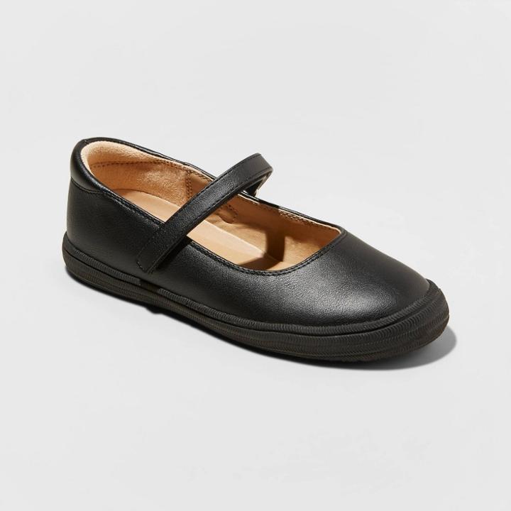 Girls' Omega Mary Jane Shoes - Cat & Jack Black