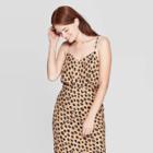 Women's Animal Print V-neck Tank Top - A New Day