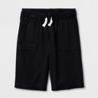 Boys' Adaptive Knit Shorts - Cat & Jack Black