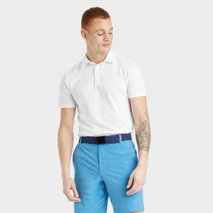 Men's Performance Polo Shirt - All In Motion White