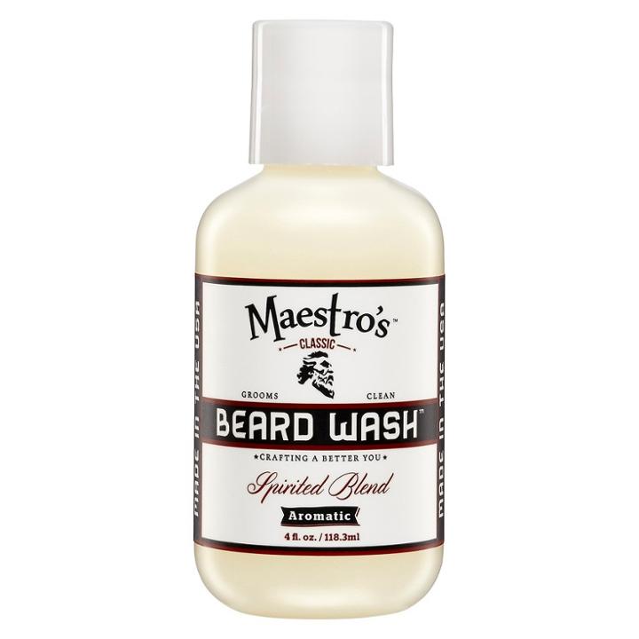 Maestro's Classic Beard Wash Spirited Blend