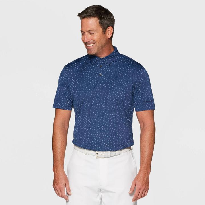 Jack Nicklaus Men's Oxford Polo Shirt - Peacoat Navy