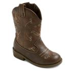 Toddler Girls' Chloe Classic Cowboy Western Boots Cat & Jack - Brown