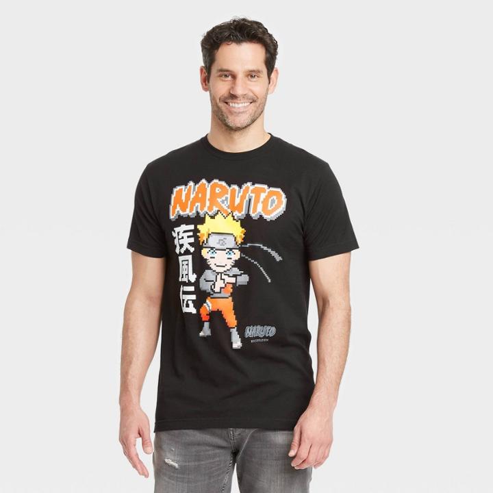 Men's Naruto Short Sleeve Graphic T-shirt - White