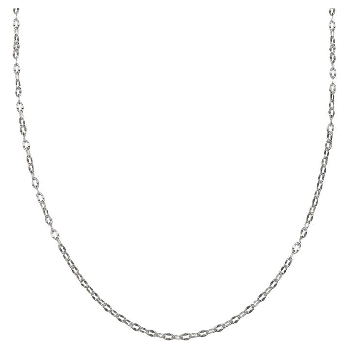 Distributed By Target Women's Wavy Oval Link Chain In Sterling Silver - Gray