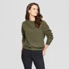 Women's Sherpa Sweatshirt - Universal Thread Olive (green)