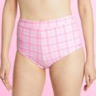 Women's High Waist Gingham Bikini Bottom - Stoney Clover Lane X Target Pink Xxs