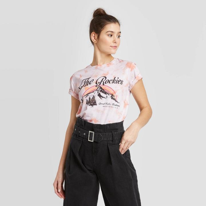 Women's The Rockies Short Sleeve T-shirt - Grayson Threads (juniors') - Pink